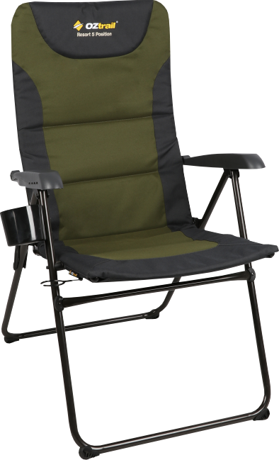 Oztrail Resort 5 High Back Chair – FCE-TIT-B
